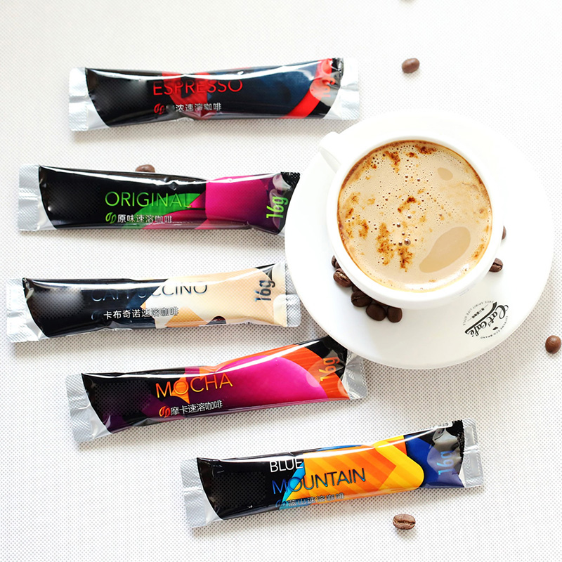 2-in-1 instant coffee mix stick pack packaging machines